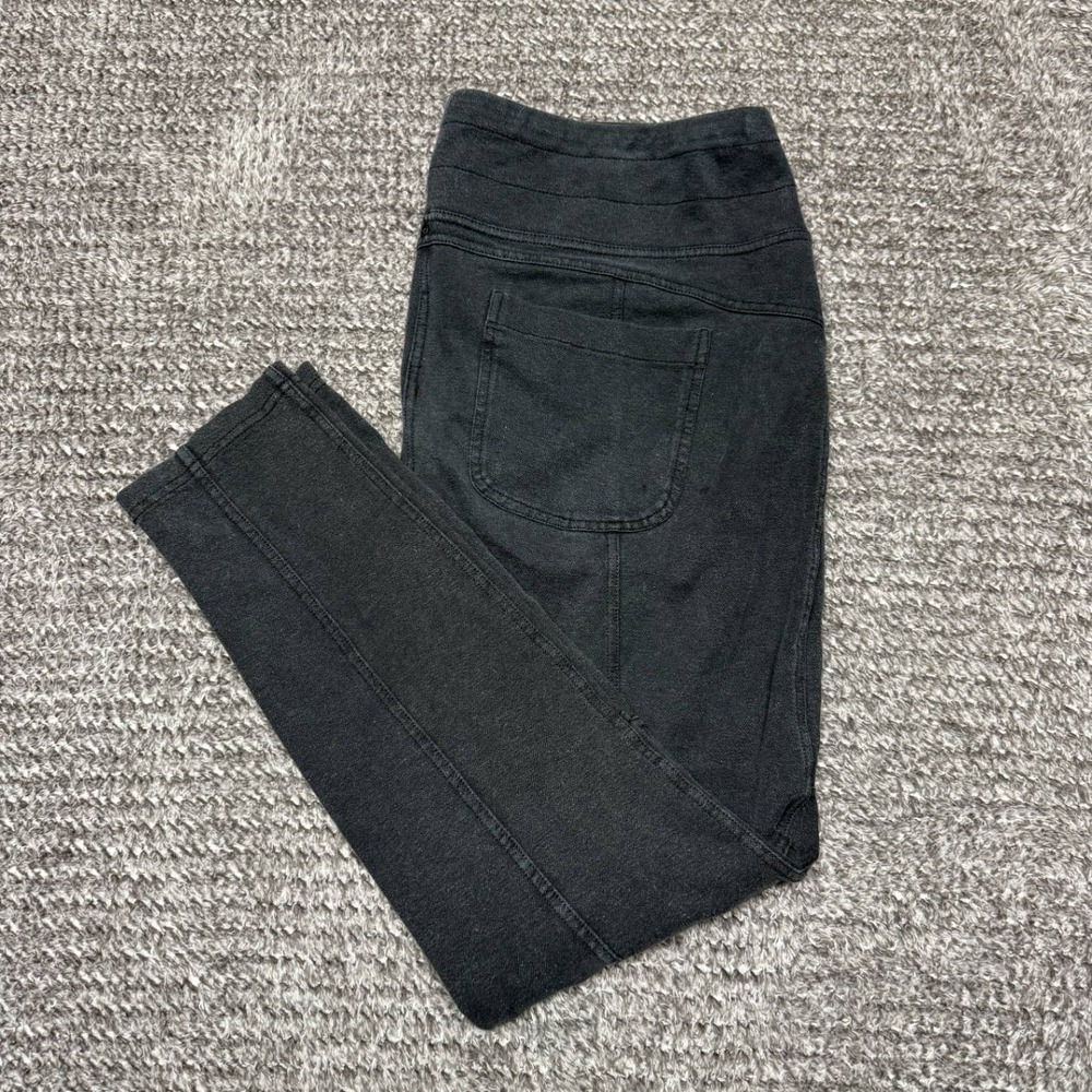 Prana Womens Leggings Pants Size‎ XL Gray Moto Pull On Stretch High Rise